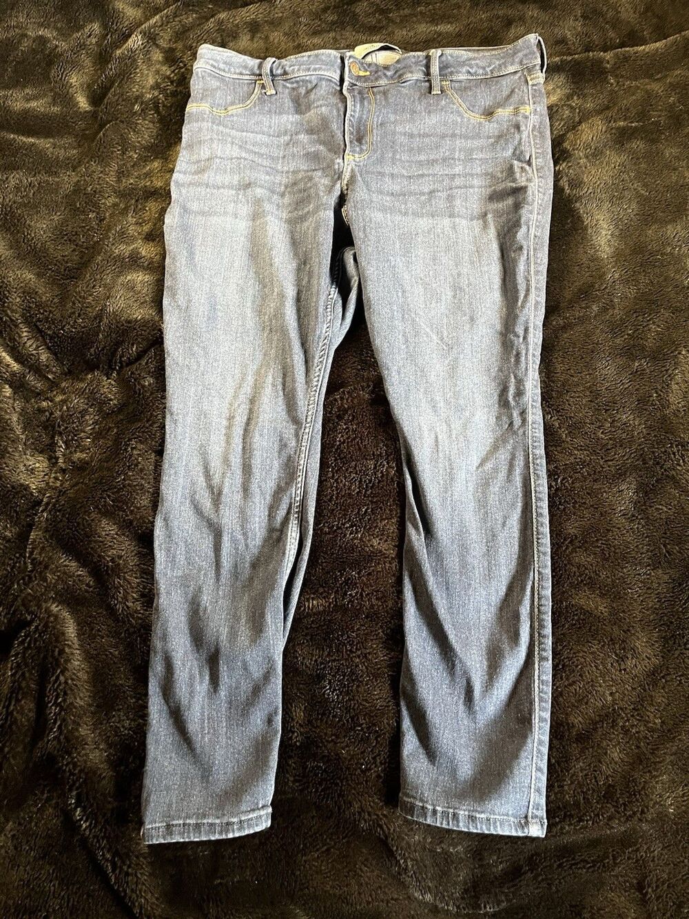 Hollister Womens Curvy High Rise Blue Jean Legging Advanced Stretch 19S W34L36